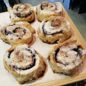 CINNAMON ROLLS - BOX OF 6 (AVAILABLE EVERY FRIDAY & SATURDAY ONLY)